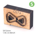 QJH Leather Metal Cutting Dies, Backpack Strap Cutting Dies, Hand Bow Knot Cutting Dies, DIY Leather Cutting/Punch Die Cut Mold. 