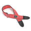 Retro Design Adjustable Embroidered Cotton Guitar Strap Widening and Thickening for Electric Acoustic Wooden Guitar Bass Belt. 