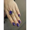 Retro Magic Mood Ring Gem Heart Feeling Color Change Ring Adjustable Temperature Ring 1 pc. 