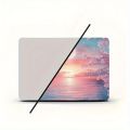 cherry blossoms and moonlight - scratch-resistant PVC material, sticky decorations suitable for various laptop models, laptop. 