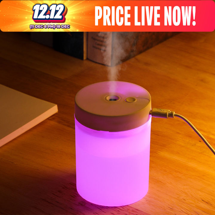 Colorful Humidifier Ultrasonic Mini Aromatherapy Diffuser USB Mist Sprayer