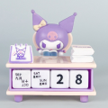 Cute Cartoon DIY Desk Calendar Assemble Freely Kawaii Desktop Ornament for Office Home Fun Interactive Calendar. 