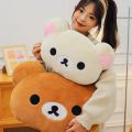 40/60cm Hot Kawaii Rilakkuma Plush Warm Hand Pillow Cartoon Bear Peluche Stuffed Toys Soft Cushion Girls Birthday . 