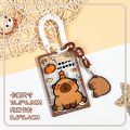 Capi Cartoon Card Cover, Student School Card Access Control Card, Water Card Bag, Cute Transparent ID Cover, Protective Cover.