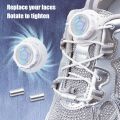 Install Simple Swivel Buckle Laces Automatic Shoelaces Without Ties Unisex Thick Rope Tennis Sneakers Shoelace Shoe Accessories.