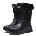 Men Winter Snow Boots Outdoor Fishing Shoes Snow Trekking Shoes 2024 New Male Outdoor Walking Fishing Men Sneakers Men Boots. 