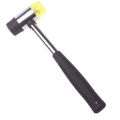 Small Rubber Mallet Hammer – 25 mm Lightweight Double-Sided Rubber and Plastic Head | Non-Slip Ergonomic Grip | Durable, Scratch. 