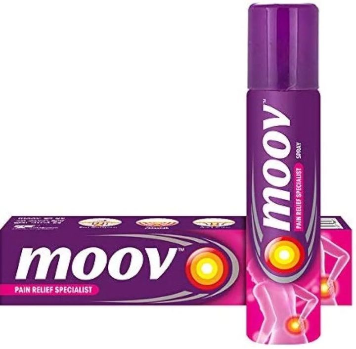 Moov Fast Pain Relief Combo – 15g Cream & 35g Spray