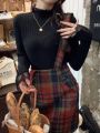 Autumn Winter Female Long Sleeve Knit Patctwork Lace Sweater Turtleneck Skinny Elastic Knitted Pullovers Women Solid Color Tops.