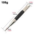 2PC Black and White Center Punch 128mm Automatic Spring Locator 155mm Glass Striker Punch Positioning Punching Tool Accessories.
