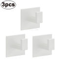 Self-Adhesive Black White Wall Hook for Keys Bag Clothes Hanger Bathroom Robe Coat Hook Towel Rack Bathroom Hardware Accessories.