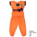 Halloween Adult Kids Suits Son Goku Gui Carnival Anime Cosplay Holiday Costumes Tail Wrister Wig Blue Gold Children Dress Up.