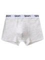 7 pieces mixed boys' underwear 8-14 years old solid color breathable soft stretch 95% cotton boy's boxer briefs. 