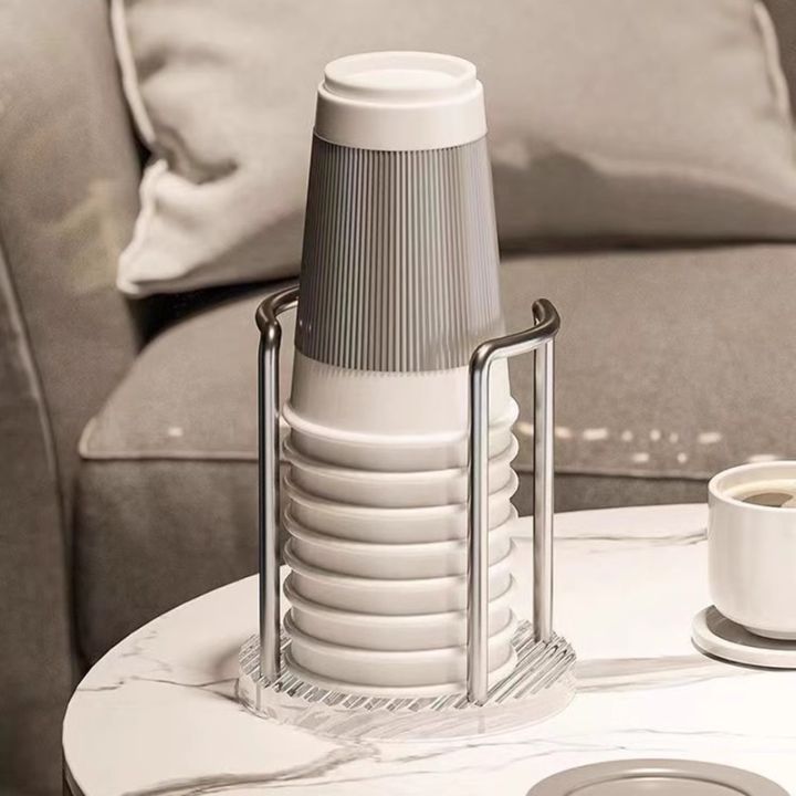 Luxury%20Disposable%20Cup%20Storage%20Holder%20Water%20Tea%20Cups%20Dispenser%20Rack%20Shelf%20with%20Longer%20Stick%20Mug%20Display%20Stand%20Home%20Organizer%20-%20Image%204