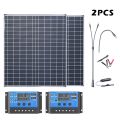500W 12V Photovoltaic Solar Panel Power Bank Kit Fast Battery Charger 500W 100A Controller Solar Plate for Home Camping RV Car. 