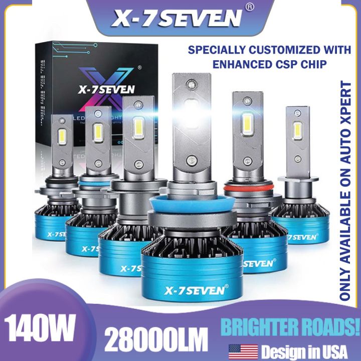 HB3/4(9005/6) - X-7Seven Apollo Gen3  Headlight LED - 140 Watts - 28000 Lumens - USA - One Year Warranty