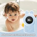 JUSTLANG Blue Seal Baby Bathtub Shower Water LED Thermometer Baby Safe Temperature Sensor Floating Waterproof Baby Cartoon. 
