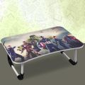 Printed Multi Purpose Bed Laptop and Study Table Foldable and Portable Engineered Wood - Portable Laptop Table. 