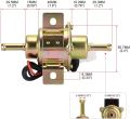 12V Universal Gas Diesel Electric Pump EP500-0 EP5000 EP-500-0 035000-0460 For Motorcycle Oil Pipe Diesel Electric Fuel Pump.