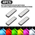 1/2PCS Car Door Lights LED Welcome Light Magnetic Control USB Charging Auto Open Door Safe Anti-collision Emergency Signal Lamp. 