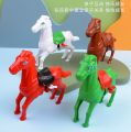 Clockwork jumping horse Simulation animal plush jumping stail children's toys -1pcs. 