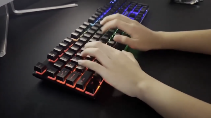 3-in-1 Gaming Combo –  RGB Wired Keyboard (Splash-Proof, Soft Keys), RGB Mouse  & Free Mouse Pad | Complete Gaming Setup for  PC Computer Game  & Laptop – Special Discount Offer - 112 Keys - By Panorama