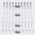 20/40pcs perfume supplement set: plastic funnel, pipette, dropper and syringe-ideal for travel and DIY cosmetics. 