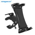 Mount Bracket Gym Treadmill Bike Handlebar Clip Stand Sports Adjustable Tablet Holder Universal 4-13 inch for iPad 9.7 10.5 2018. 