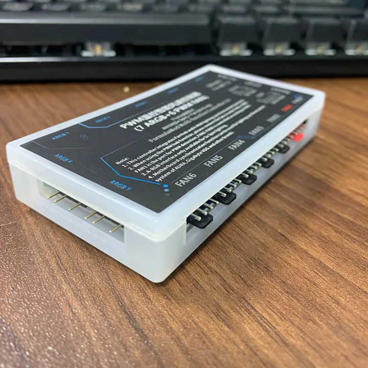 PC%20Case%20Fan%20Speed%20Controller%204Pin%20PWM%206%20Ports%203Pin%205V%207%20Ports%20Universal%20Computer%20Regulator%20Cooling%20Fan%20Hub%20Remote%20Control%20-%20Image%206