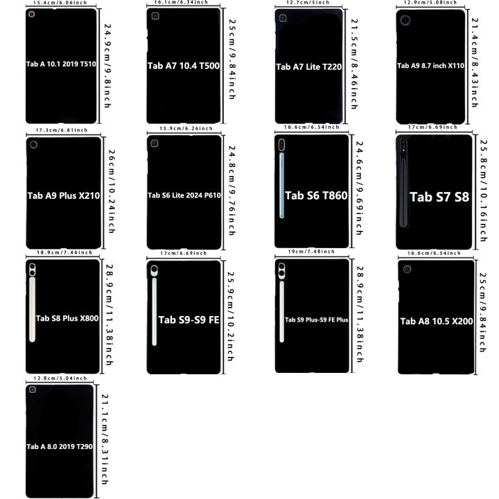 Silicone%20Tablet%20Case%20For%20%20%20TabA11%20A9+%208.7%20Tab%20A8%20X200%20S10%20Lite%20S11%20S14%20Ultra%2014.6"%20S12+%20S10%20FE+13.1%20TPU%20Black%20Shell%20-%20Image%207