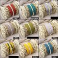 Bangles for girls , Bridal Pearl Kundan Bangle Set with Dotted Bangles | Trendy Pearl Bangle With Bond Babgles | Bridal Bangles Set | Matching Bangles Set , jewellery for girls , golden dotted bangles set. 