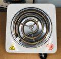Electric Hot Plate Stove Single Burner – Portable Coil Cooker with Temperature Control Knob – Ideal for Home, Hostel & Office Cooking. 