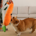 HOOPET Dog Toy Pet Carrot Plush Toy Vegetable Chew Toy for Small Medium Large Dogs Pet Sound Playing Toy Dog Accessories. 