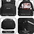 Large 35 L Laptop Backpack With Rain Cover And Reflective Strip. 