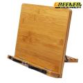 Greener book stand adjustable book holder stand rubber wood look up to read short-sighted book holder stand tablet book shelf book stand premium portable metal adjustable reading book holder Si. 