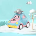 Baby Cartoon Toy Car Mini Press Go Vehicles Inertia Pull Back Cars Montessori Early Education Crawling Toys for Toddlers Boys. 