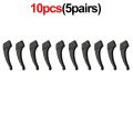 2/40pcs Silicone Ear Hook Anti-slip Glasses Leg Ear Sleeve Bracket Fastener Sunglasses Accessories Grip Anti-fall Eyewear Holder. 