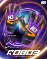 5 inch mini mall X H3 finger safe goalkeeper gloves (ROBO3 H3 free gift). 