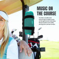 Portable Speaker Mount for Bike/Golf Cart/Boat Railing, Adjustable Speaker Holder for Most Bluetooth Wireless Speakers.