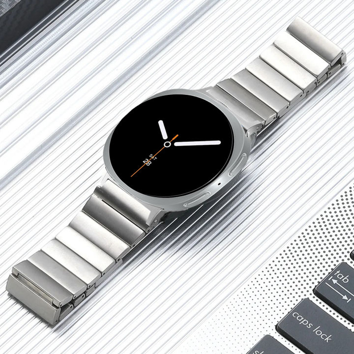 Luxury Metal Strap For Samsung Galaxy Watch 8 40 44mm Stainless Steel Band Bracelet Replacement Correa For Galaxy 8 Classic 46mm