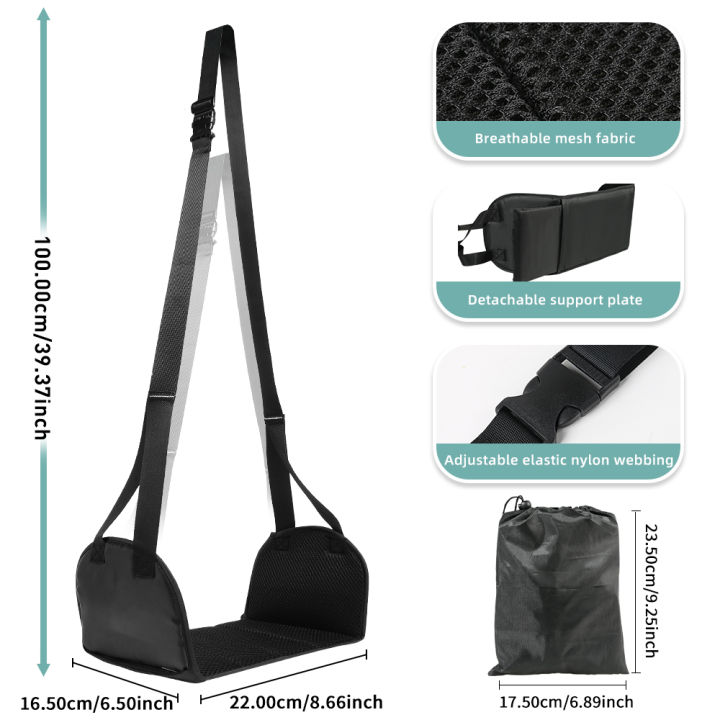 Newest%20Airplane%20Foot%20Hammock%20Airline%20Foot%20Rest%20With%20Removable%20Pad%20Adjustable%20Strap%20Foot%20Hammock%20With%20Menory%20Foam%20For%20Travel%20-%20Image%202