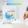 50 Sheets Color Guard Sheets Washing Piece Sheet in Washing Machine Mixed Dyeing Proof Protect Laundry From Color Runs Or Bleeds. 