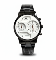 Dual-Time Chain Analog Sports Watch for Men – Round Dial. 