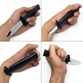Funny Fake Prank Tricky Knife Digger Practical Jokes Toy Magic Funny Spring Retractable Knife Set for Kids and Adults. 