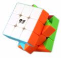 D-FantiX QiYi Warrior W Speed Cube 3x3 Stickerless Magic Cube Puzzles. 