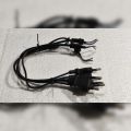 4Pcs 2-Pin AC Power Cable for Radio, Speaker, and Electronics - 14 Inch. 