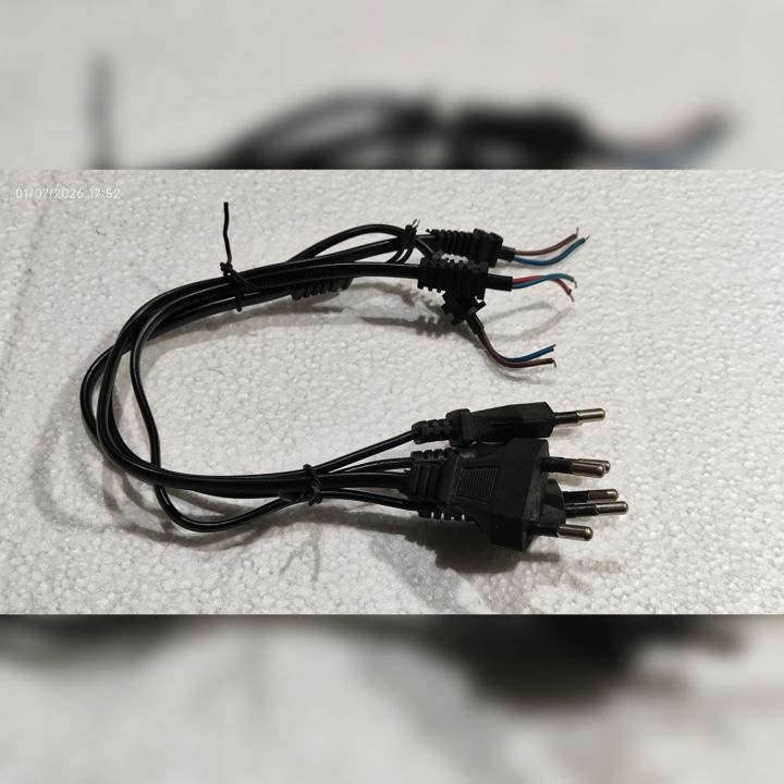 4Pcs%202-Pin%20AC%20Power%20Cable%20for%20Radio,%20Speaker,%20and%20Electronics%20-%2014%20Inch%20-%20Image%202