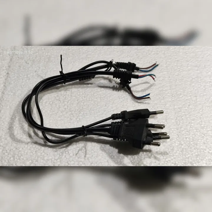 4Pcs%202-Pin%20AC%20Power%20Cable%20for%20Radio,%20Speaker,%20and%20Electronics%20-%2014%20Inch%20-%20Image%202