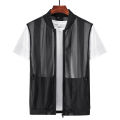 Summer Men Mesh Hollow Waistcoat Breathable Outdoor Sports Coat High-Quality Design Leisure Vest Men.
