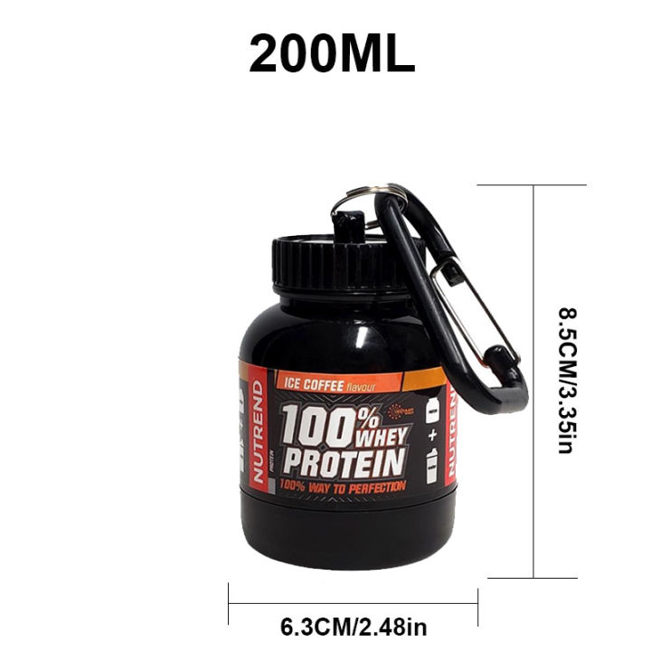 100/200ml%20Portable%20Protein%20Powder%20Supplement%20Container%20Lightweight%20Leakproof%20Storage%20Bottle%20-%20Image%206
